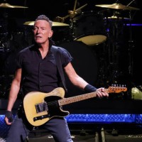 Bruce Springsteen performs at Barclays Center on April 03, 2023 in New York City.