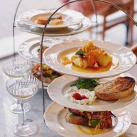 brunch with various dishes and champagne served for breakfast - food stock pictures, royalty-free photos & images