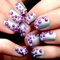bubbles nail art - nails art stock pictures, royalty-free photos & images