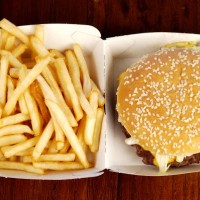 burger & chips - junk food stock pictures, royalty-free photos & images