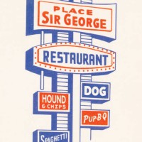 business signs - junk food stock illustrations