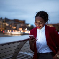 businesswoman using digital tablet - travel stock pictures, royalty-free photos & images