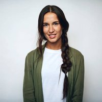 businesswoman with braided hair over white - hairstyle stock-fotos und bilder