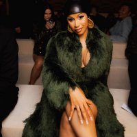 Cardi B attends the Balmain Womenswear Spring-Summer 2025 show as part of Paris Fashion Week on September 25, 2024 in Paris, France.