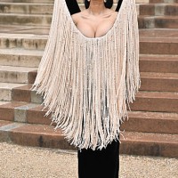 Cardi B attends the Schiaparelli Haute Couture Fall/Winter 2025/2026 show as part of Paris Fashion Week on July 07, 2025 in Paris, France.