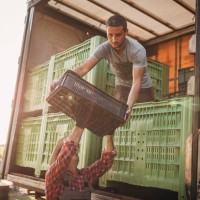 carga de camiones - food fotografías e imágenes de stock