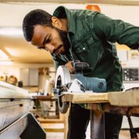 carpenter at work - home decoration stock pictures, royalty-free photos & images