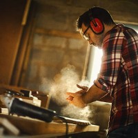 carpenter finishing work. - home decoration stock pictures, royalty-free photos & images