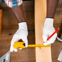 carpenter's equipment for woodworking on a workbench - home decoration stock pictures, royalty-free photos & images