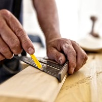carpenter square - home decoration stockfoto's en -beelden