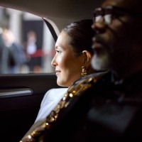 celebrities arriving in car at film festival - fashion stock pictures, royalty-free photos & images
