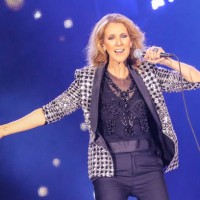 Celine Dion performs at Allianz Riviera Stadium on July 20, 2017 in Nice, France.