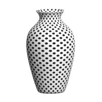 ceramic white vase for flowers isolated on white background - garden decoration stock pictures, royalty-free photos & images