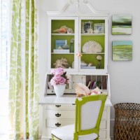 chair and arranged cabinet in living room at luxury cottage - home decoration stock pictures, royalty-free photos & images