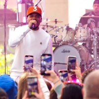 Chance the Rapper is seen performing at the Citi Concert Series for the 'Today' show on June 15, 2023 in New York City.