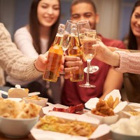 cheers - junk food stock pictures, royalty-free photos & images
