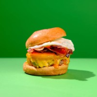 cheeseburger with bacon, bacon and egg - junk food stock pictures, royalty-free photos & images