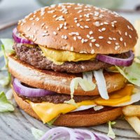cheeseburger with french fries - junk food stock pictures, royalty-free photos & images
