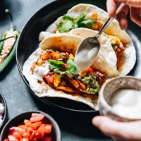 chef preparing vegan tacos - food stock pictures, royalty-free photos & images
