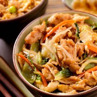 chicken chop suey - junk food stock pictures, royalty-free photos & images