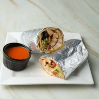 chicken fajita wrap sandwich or burrito. - junk food stock pictures, royalty-free photos & images