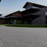 chinese traditional architectural style building with brick floor - garden decoration stock pictures, royalty-free photos & images