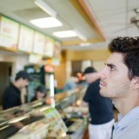 choosing what to eat - junk food stock pictures, royalty-free photos & images