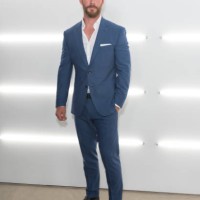 Chris Hemsworth attends the BOSS show during NYFW: Men's July 2017 at Fulton Market Building on July 11, 2017 in New York City.