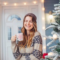 christmas at home. - garden decoration stock pictures, royalty-free photos & images