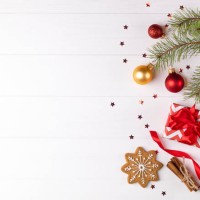 christmas bacground , christmas gift, table top flat lay - home decoration stock pictures, royalty-free photos & images