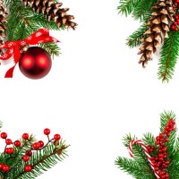 christmas background. fir branches, pine cones and christmas decoration - home decoration stock pictures, royalty-free photos & images