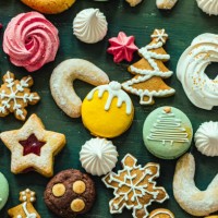christmas cookies - junk food stock pictures, royalty-free photos & images