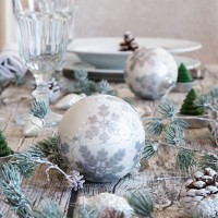 christmas decoration on laid table - home decoration stock pictures, royalty-free photos & images