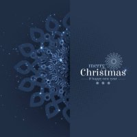 christmas glittering snowflake with lettering on a dark background. - home decoration stock illustrations
