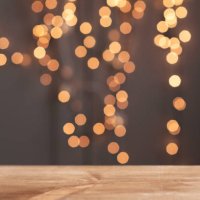christmas holiday background, christmas table background with decorated christmas tree and garlands. beautiful empty christmas room. new year frame for your text - home decoration stock pictures, royalty-free photos & images