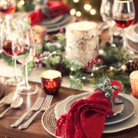 christmas holiday dining - food stock pictures, royalty-free photos & images