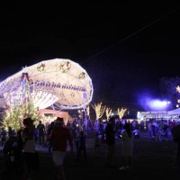 christmas holiday in the park. - concert stock pictures, royalty-free photos & images