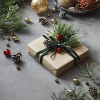 christmas present and ornaments - home decoration stock pictures, royalty-free photos & images