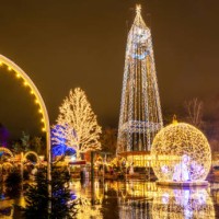 christmas time - garden decoration stock pictures, royalty-free photos & images