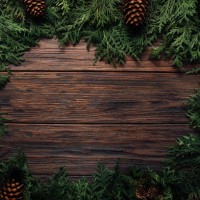 christmas wooden rustic background with fir tree. - home decoration stock pictures, royalty-free photos & images