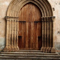 church door - garden decoration stock pictures, royalty-free photos & images