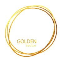 circle gold foil frame isolated background. geometric golden frame invitation card template. gold ring, line art. vector gold border design element for birthday, new year, christmas card, wedding invitation. - fashion stock i