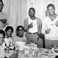 Claflin University photographed during lunch in the cafeteria.