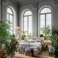 classic villa bedroom - home decoration stock pictures, royalty-free photos & images