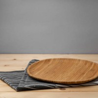 close-up of cutting board on table against wall - food stock pictures, royalty-free photos & images