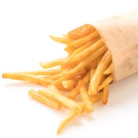 close-up of french fries against white background - junk food stock pictures, royalty-free photos & images