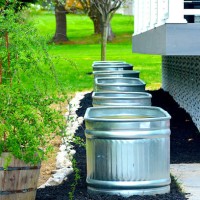 close-up of planters in backyard - garden decoration stock pictures, royalty-free photos & images