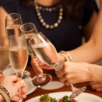 close-up of the hands of the girls making a toast. - food stock pictures, royalty-free photos & images