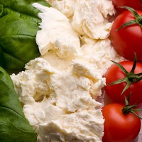 close-up of three different kinds of vegetables - food stockfoto's en -beelden