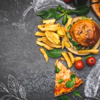 close up of fast food snacks - junk food stock pictures, royalty-free photos & images